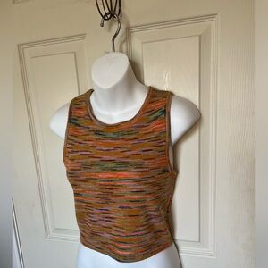 Le Lis Cropped Knit Tank NWT
